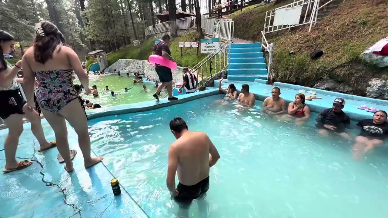 Balneario Rancho Viejo. Los Azufres Michoacán.
