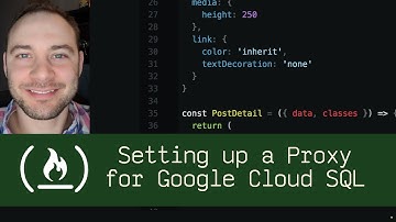 Setting up a Proxy for Google Cloud SQL (P5D71) - Live Coding with Jesse