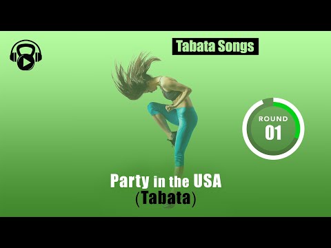TABATA SONGS Party In The U S A Tabata W Tabata Timer 