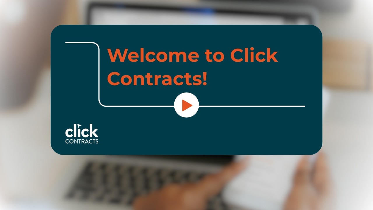 Click Contracts - Welcome : Take A Tour Of The App! - YouTube