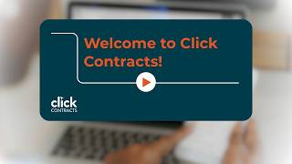 Click Contracts - Welcome : Take A Tour Of The App!