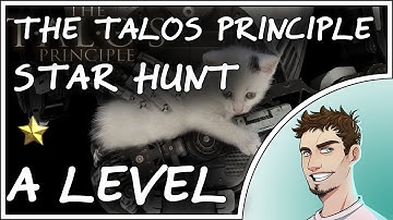 The Talos Principle Star Hunt - A level [How to get all stars] (Gameplay Tutorial 1080p@50fps)
