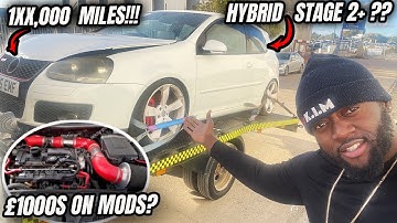 I SPENT £1200 A HIGH MILEAGE MK5 VW GOLF GTI AND FOUND OVER 1K IN MODS (PART 1)