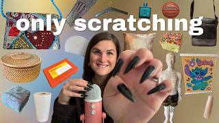 ASMR | ONLY scratching on triggers ✨ whispering & no talking