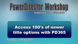 Access 100's of newer titles with PD 365