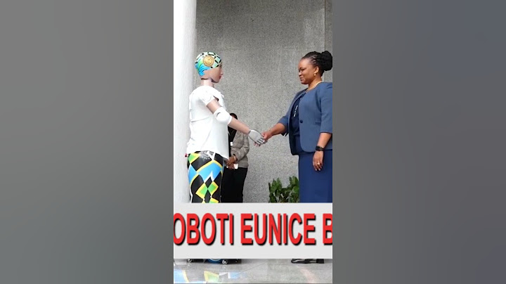 Roboti Eunice bungeni akikaribisha viongozi  #Maisha ya kijamii #bongo #News