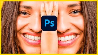 Cómo BLANQUEAR DIENTES FÁCIL Photoshop #tutorial