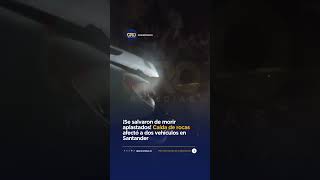 Una gigantesca roca golpeó una buseta y causó daños en la vía San Gil–Bucaramanga | Oro Noticias