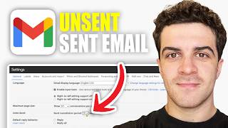How to Unsend a Sent Email in Gmail (2026 Guide)