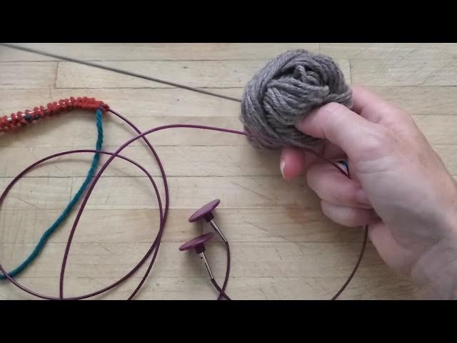 How to Provisionally Cast On Using Barber Cords, Knitting Podcast