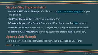 How to Successfully Post Messages to MS Teams via Python