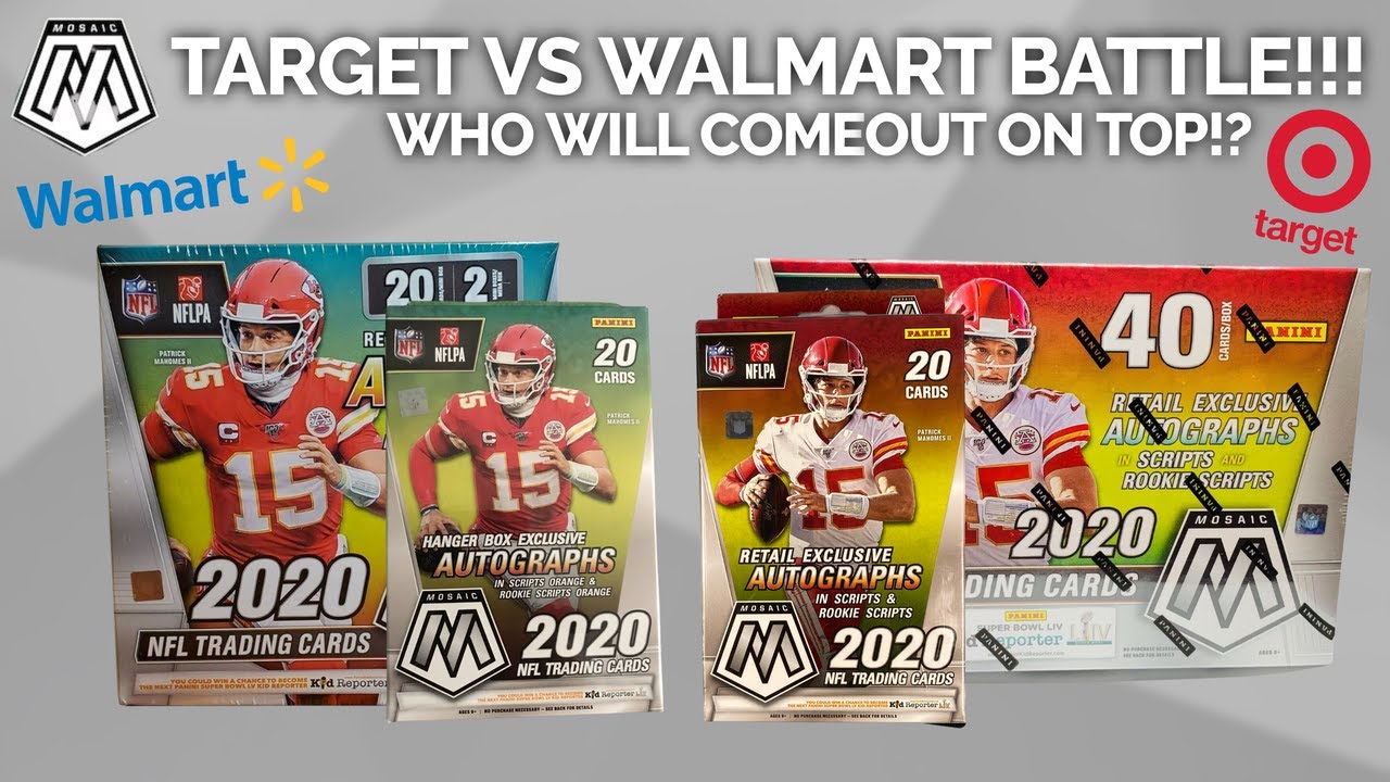 Walmart vs Target Mosaic Football Battle! *AWESOME CARDS! DOWN TO THE