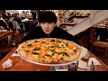 アメリカのデカすぎるピザ食ってみた