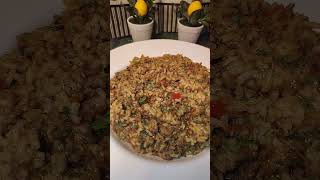 ONE POT GROUND BEEF AND RICE #shorts #onepotmeals #groundbeef #rice #budgetfriendly #eastrecipes