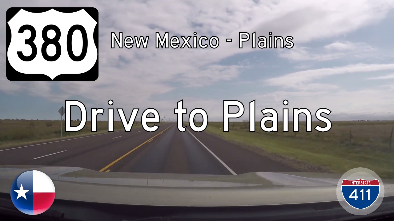 US Highway 380 New Mexico State Line Plains Texas Drive America's Highways 🚙 YouTube