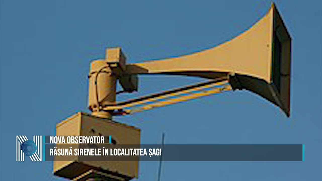 Răsună sirenele în localitatea Șag!