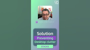Organize Your Mac Desktop Instantly with Stacks
