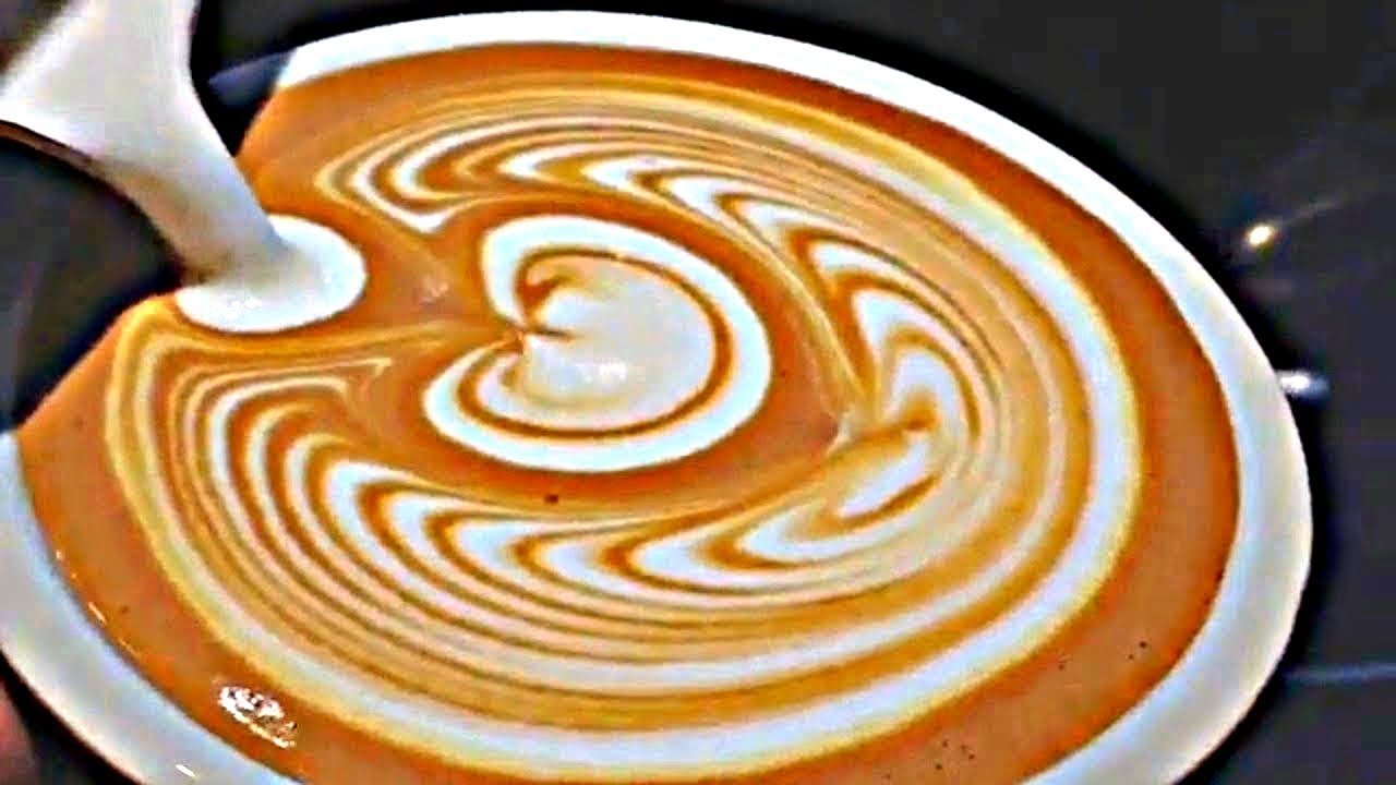¡Hora de pura compilación de ejercicios de barista latte art!  ~ Muy satisfactorio ~ ¡DEBE VERLO!