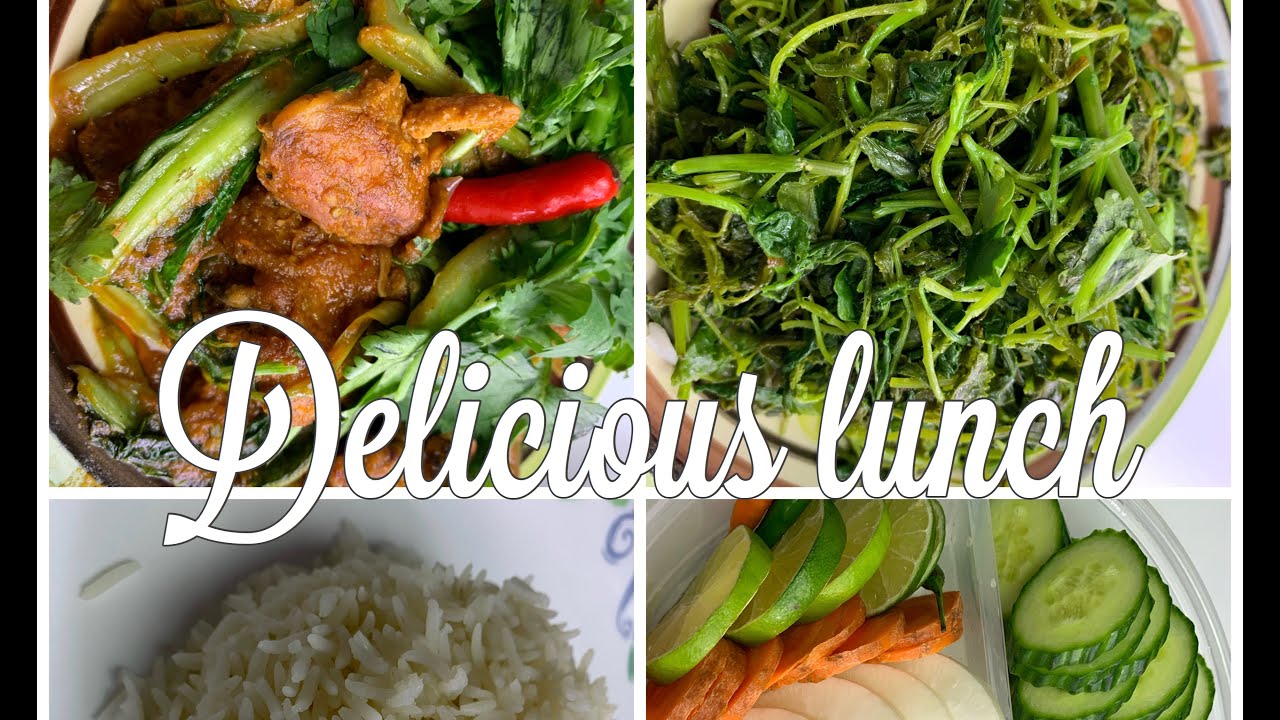 DELICIOUS lunch/ CHICKEN / MUSTARD GREEN LEAVES/ VEGETABLES - YouTube