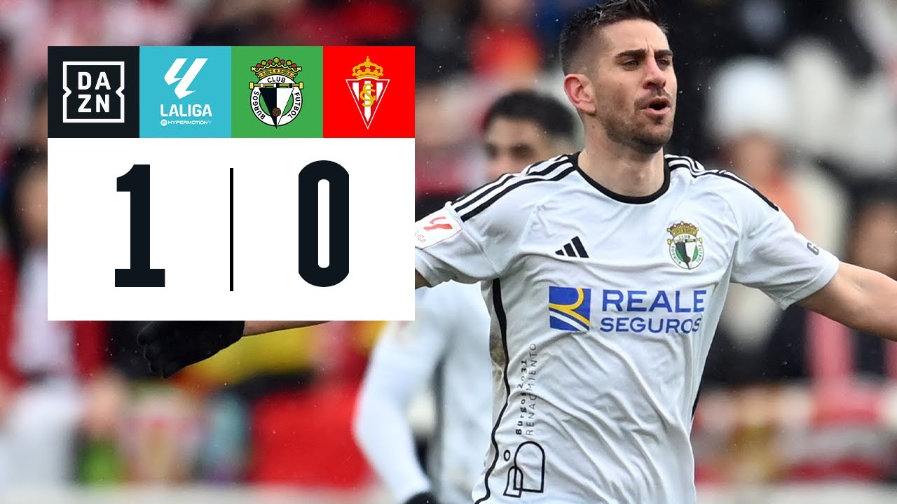 Burgos CF vs Real Sporting (1-0) | Resumen y goles | Highlights LALIGA ...