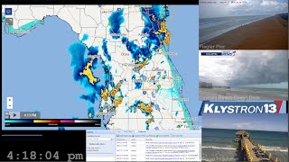 🔴LIVE: Daytona Beach Weather Radio with Live Radar