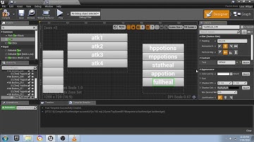 ue4: turn based tutorial Part 4(battlewidget design)