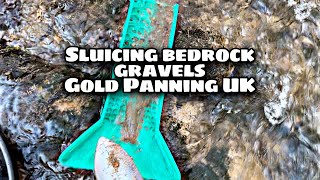 Prospecting for Gold using a Sluice first time beginner North Pennines Gold Panning UK