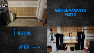 Garage Makeover Part 2 |  Getting things organized
