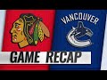 Virtanen, Gaunce power Canucks past Blackhawks