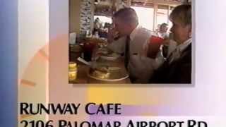 Runway Cafe, Carlsbad Airport, 1993(?)