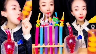 【ASMR】신기한물먹방 ASMR DRINKING#ASMRDRINKING#젤리물먹방#물먹방#4908