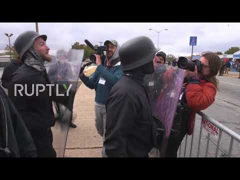 USA: 'White Lives Matter' rally meets counter protest in Tennessee