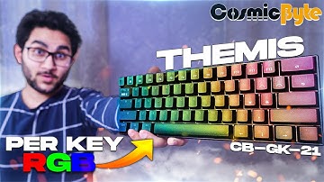 Cheapest Per-Key RGB 60% Mechanical Gaming Keyboard | Cosmic Byte Themis | CB-GK-21