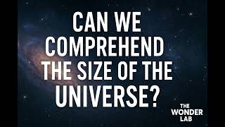 Can We Comprehend the Size of the Universe? | The Wonder Lab