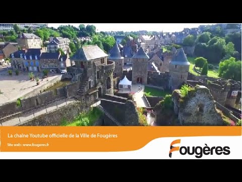 Vues du fabuleux château de Fougères prises par un drone