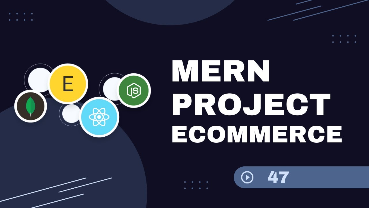 [47] Full Stack MERN Project eCommerce Create Navbar for Home Pages ...