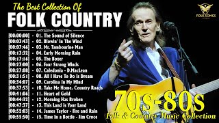 Greatest 1970's & 1980's Country Folk Songs 🎋 Folk Country Songs 70's 80's playlist (with lyrics)