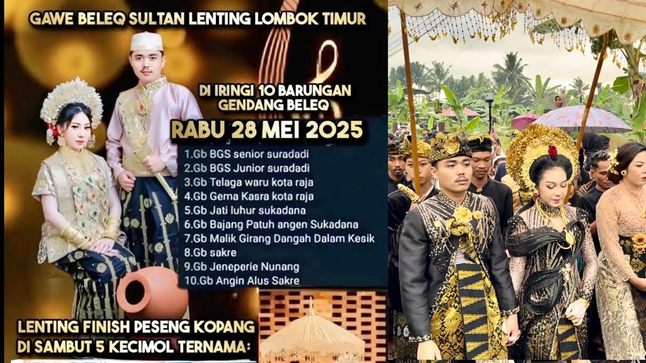 SUPER PADAT 😱 Pengantin Mahar 500 juta nyongkolan di desa Peseng