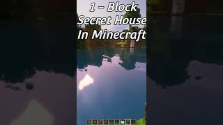 1 - Block Secret House In Minecraft