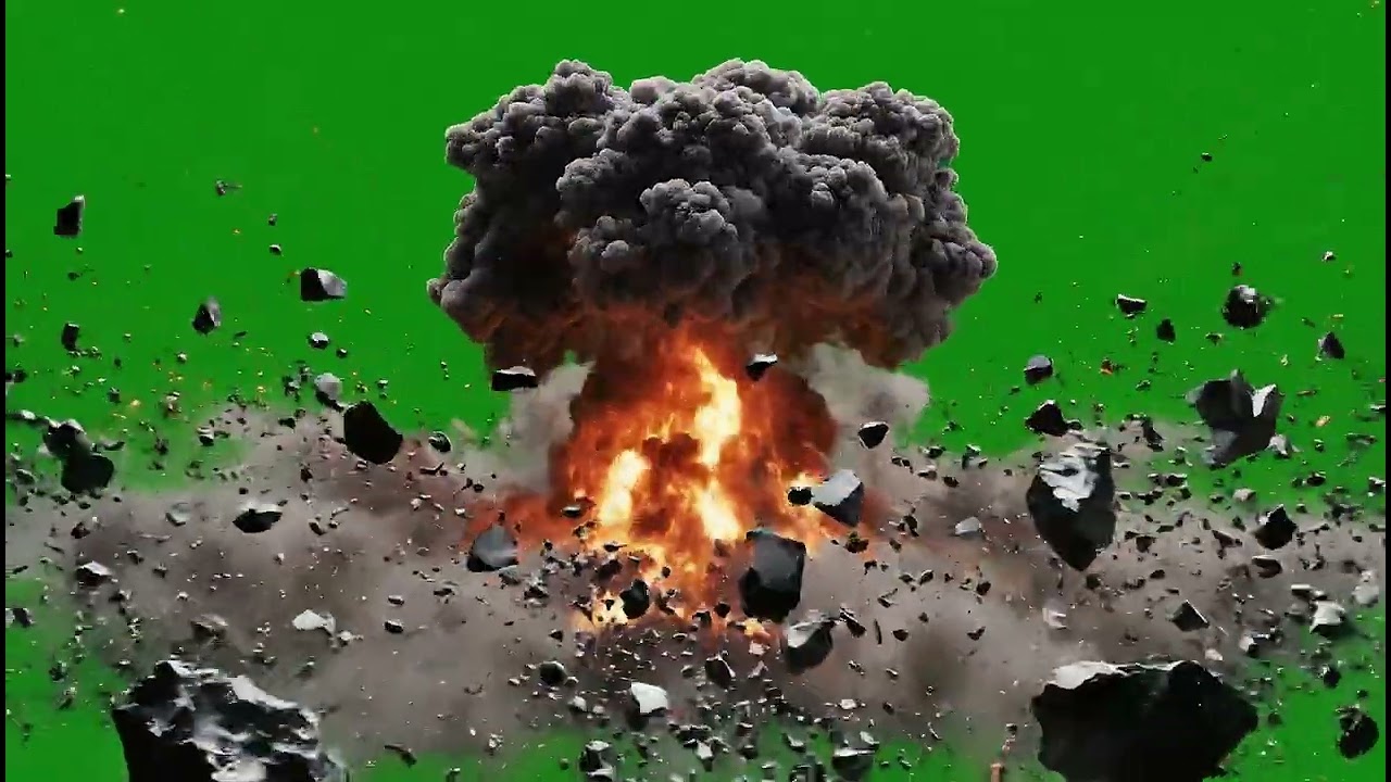 Epic Cinematic Blast Green Screen VFX Effect | Explosions Overlay for Video Editing