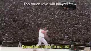 Queen - Too much love will kill you [HD 720p] [Subtitulos Español / Ingles]