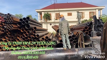 thép ống đúc Trung Quốc nhập khẩu (08/07/2019)