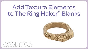 Cool Tools | Add Texture Elements to The Ring Maker™ Blanks by Karen Trexler