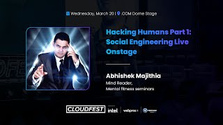 Hacking Humans at CloudFest 2024, Part 1: Social Engineering Live Onstage