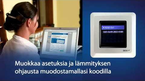 DEVIreg touch lattialämmityksen ohjain