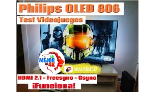 Lo Mejor En 4K Leoni Ruiz Videos Philips OLED 55OLED806/12 - ¡¡ Probamos FREESYNC - GSYNC - VRR - 4K 120Hz !! Xbox Series X - PS5 -PC