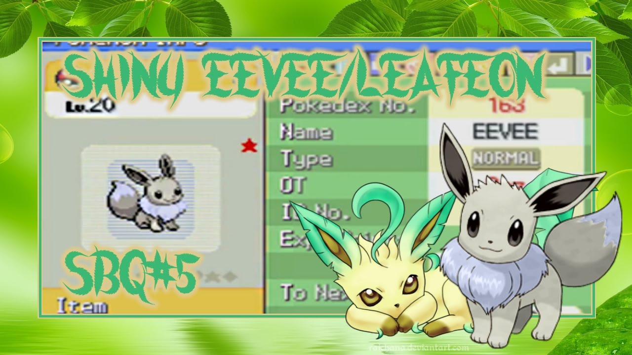 LIVE Shiny Bebe's Eevee after 6,619 soft resets in Pokémon Shining