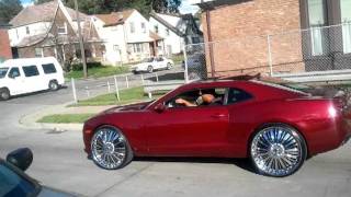 Uncle Fues Chevy Camaro Ss On 26S Dub Floaters