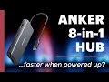 Anker 8-in-1 Data Hub - Speed Testing with External Power