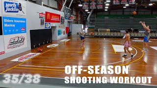 AUSTRALIAN PRO BALLER: Off-season shooting workout